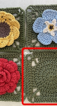 Made by Lisek  - Anna Lisek - Empty Granny Square - Free