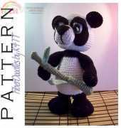 Fiber Doodles - K4TT - Quinling the Girant Panda Cub