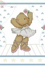 Leisure Arts 348 Teddies 04 Ballerina Teddy