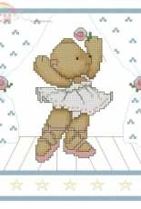 Leisure Arts 348 Teddies 04 Ballerina Teddy