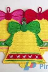 Little Owls Hut 107 - Svetlana Zabelina - Bells Decor or Potholder - Russian