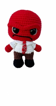 Caco Amigurumi - Juliana Sanches - Anger - Raiva - Portuguese