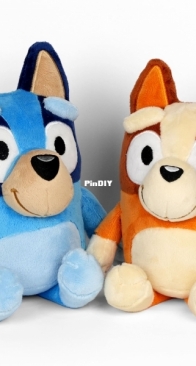 Sew Desu Ne? - Choly Knight - Bluey and Bingo Plush - Sewing Pattern - Free
