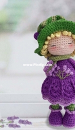 Knit a Miracle by Nelly - Nelly Shkuro -  Sue the Lavender Girl - Sue la chica Lavanda - Spanish