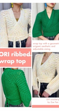 Zoe Tan Studio - Zoe - Ori ribbed wrap top