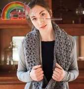 Knit Picks-V-Stitch Bulky Cowl by Beth Major-Free Pattern