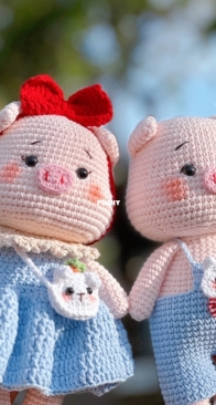 Tiệm Len Nhà Gấu - Unan Pig and Una Pig - Vietnamese