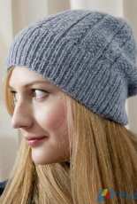 Cabled Dad Hat by Alexis Winslow - Free