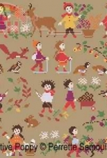 Perrette Samouiloff - Happy Childhood Autumn Large by Creative Poppy
