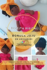 Artes em Crochê  - Zélia Campestrini -  Juju the Doll - Portuguese