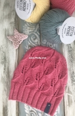 Spring leafy beanie