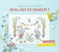 Mango Pratique - Agenda Point de Croix 2024 - Jeu, Set et Match - French