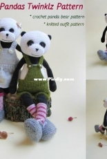 BannAnnaBears - Anna Kibalchich-Poda - Pandas Twinklz Pattern