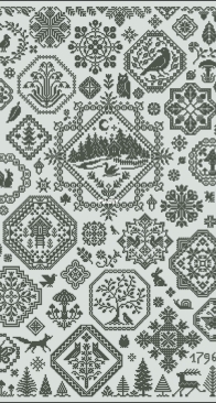 OwlForest Embroidery - Black Forest-Quaker Schwartzwald  XSD+PCS