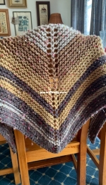 Iced Coffee Shawl by The Sampler Girl-updated