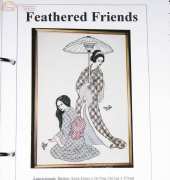 Catkin Embroidery Designs - Feathered Friends, Blackwork