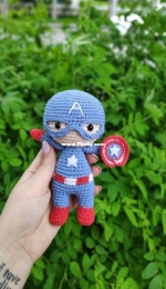 Tanyaa Smile - Day Darcy Crochet - Tanya Bocharova - Captain America