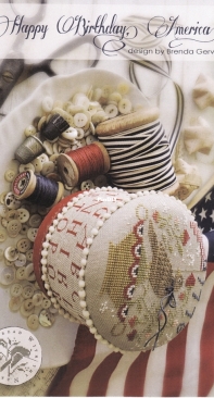 With Thy Needle & Thread WTNT CS300 - Happy Birthday America