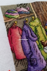 Little girls and puppies