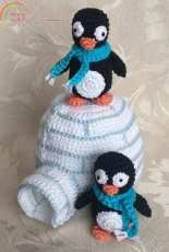 Double Treble Trinkets- Uljana Semikrasa -  A little igloo and the penguins