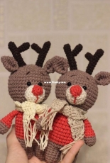 My Crochet Friends - Handmade Clubok - Daria Kalinina - Little Fawn - Russian - Free