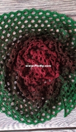 Leapfrog granny shawl