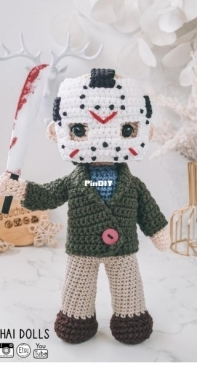 Guichai Crochet Dolls - Armano Ginji - Teechalit Wattanawongwisut -Jason Voorhees - Spanish