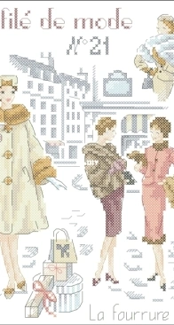 Les Brodeuses Parisiennes LBP - Défilé de mode N°21- La Fourrure XSD + PCS