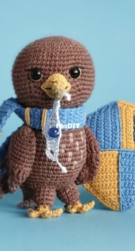 Crochery Patterns - Kristina Khavina - Eagle Ravenna Wizard Mascot