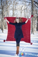 Winter Throw by Leslie Scanlon/Mac and Me