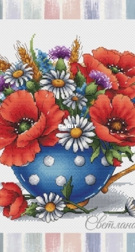 SAstitch - Wildflower Bouquet by Svetlana Sichkar