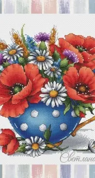SAstitch - Wildflower Bouquet by Svetlana Sichkar