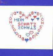GKS - Valentinsherz Hab Dich so lieb mein Schatz