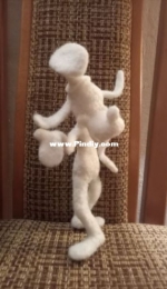 Goofys ghost - needle felting