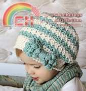 Crochet by Jennifer - Jennifer Dougherty - Bella Slouch with Bobble Bow