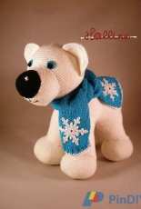 Halline - Halina Krapková - Crocheted Polar Bear - Czech
