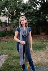 Drop Alpaca Scarf by Hannah Maier-Free