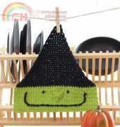 lily sugar n cream: witch dishcloth - Free