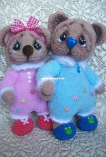 NIB - Natalya Brutskaya - Bears in Pajamas Syoma and Sima - Russian - Free