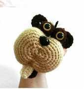 Whispered Whimsy- Busy Beaver Finger Puppet