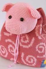 ChabeGS - Chabepatterns - Maria Isabel  - Pig Backpack - English