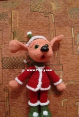 Santas puppy