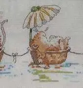 Sailing Mice by Margaret Sherry from Cross Stitcher UK 188 XSD