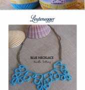 DMC - Tatting - Blue Necklace - Free