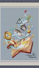 Green Terrace - Harry Potter - Magic Book by Anna Petunova