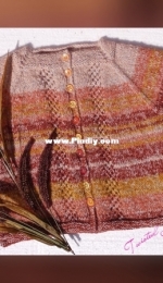 Strata Cardigan by Virginia Barkess