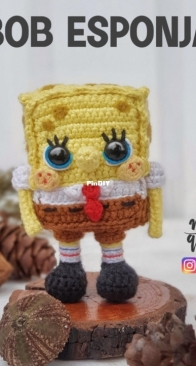 Muñequista - Constanza Olivares Fernández - SpongeBob - Bob Esponja - Spanish