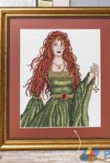 Celtic Beauty - Medieval Lady from Cross Stitch Crazy 235