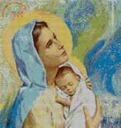 Artecy Mary and baby Jesus