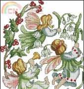 Las hadas de las flores-Flower Fairies December XSD